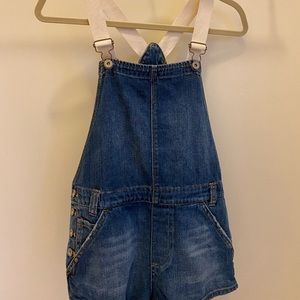 Free people short overalls